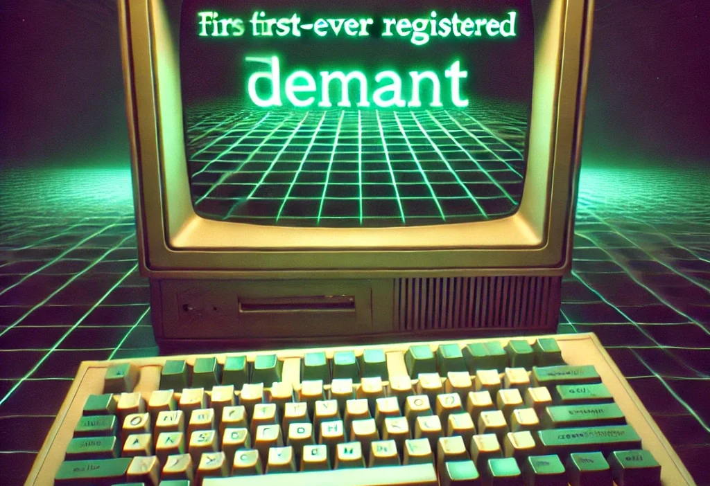 First domain name registered