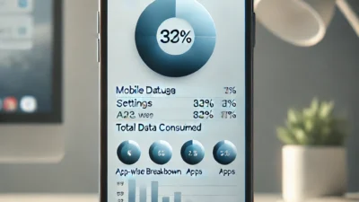 how to check mobile data usage iphone