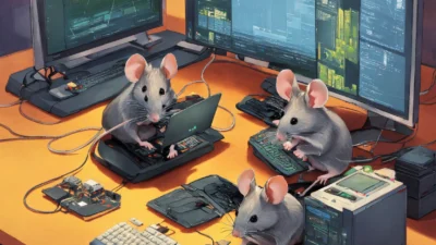 First computer mouse